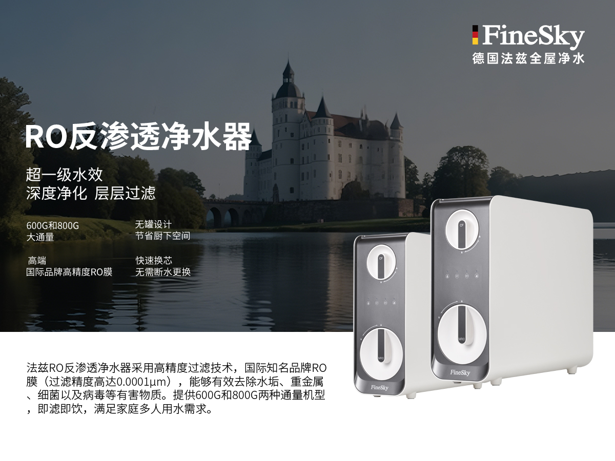 法茲(FineSky):德國精工,全球凈水新典范(圖5) RO反滲透凈水器.jpg